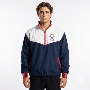 Boathouse Men’s Vintage Lacrosse Jacket 90s Windbreaker Large